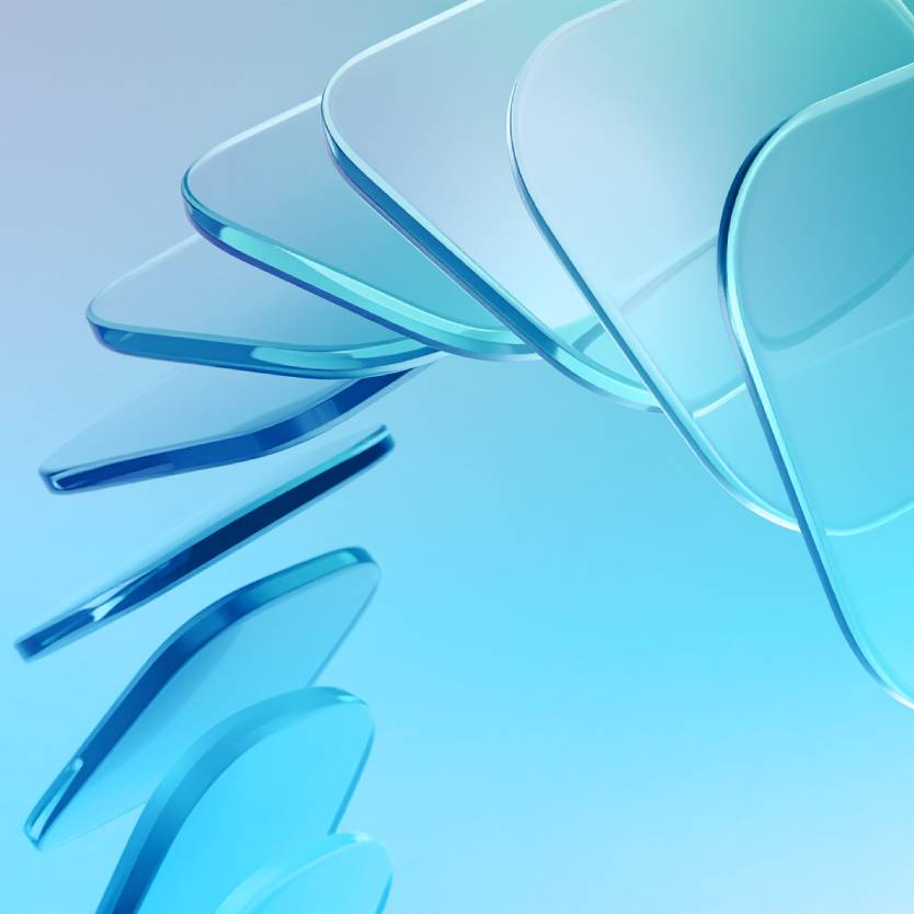 Abstract data platform visual