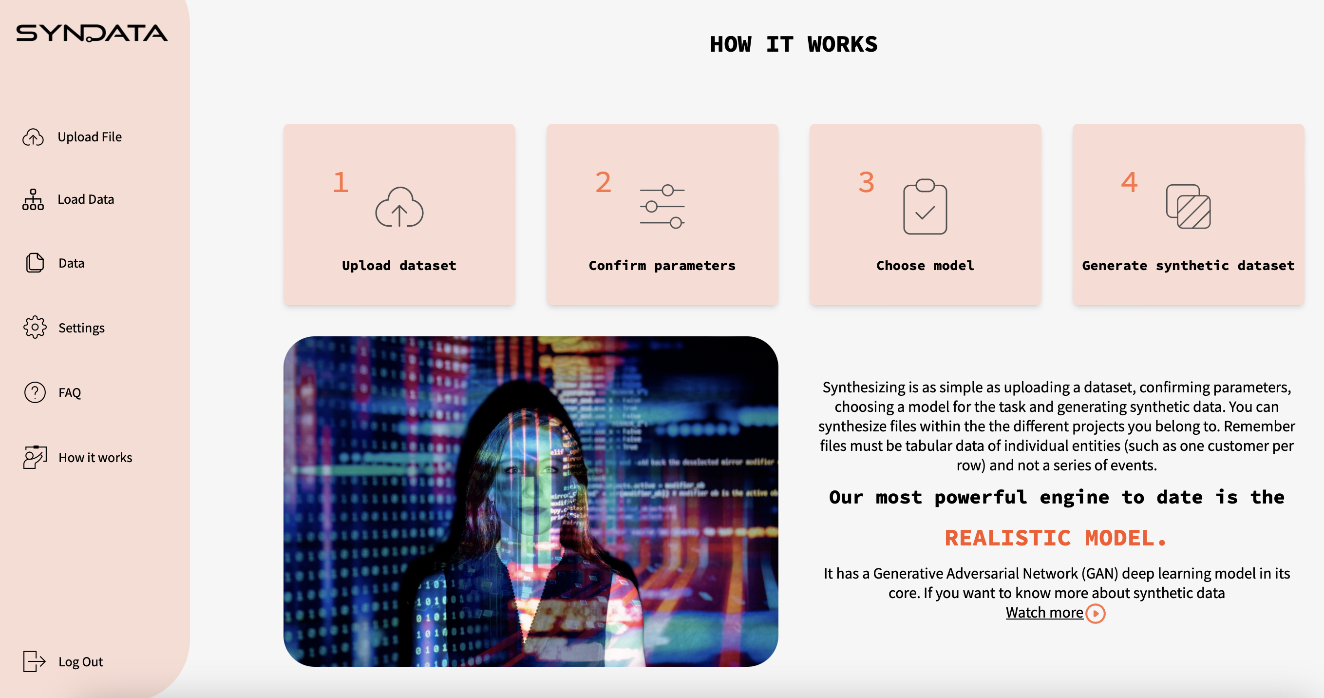 Syndata homepage