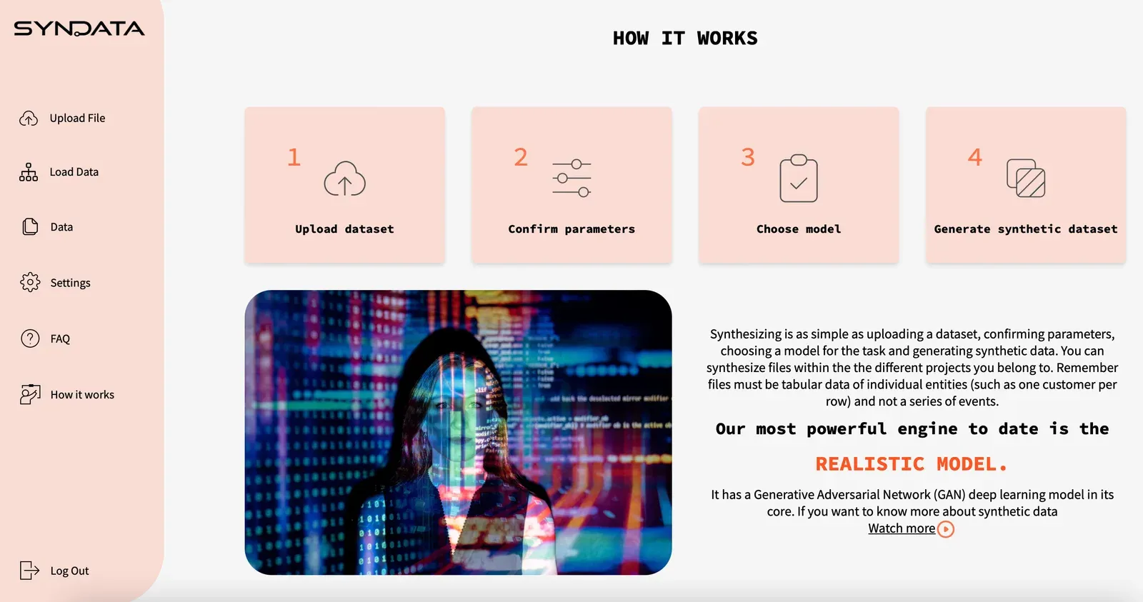 Syndata homepage