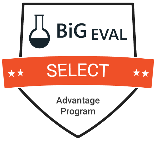 BiG EVAL select partner badge